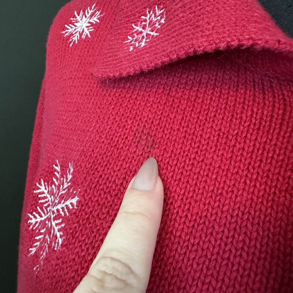 Vintage Classic Elements Button Front Sweater Kit… - image 4